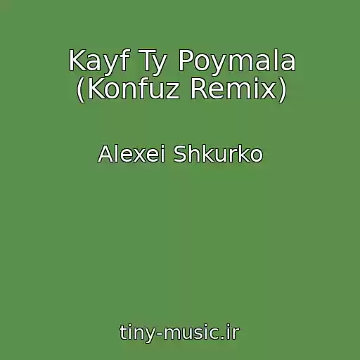 کاور آهنگ Kayf Ty Poymala (Konfuz Remix) از Alexei Shkurko