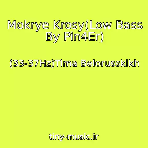 کاور آهنگ Mokrye Krosy(Low Bass By Pin4Er) از (33-37Hz)Tima Belorusskikh