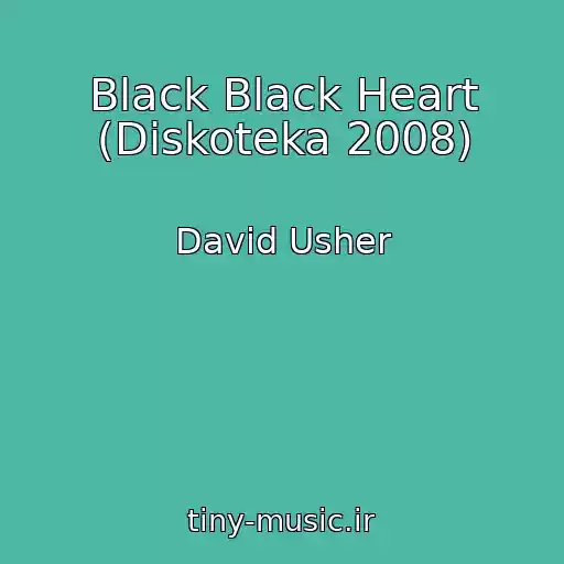 کاور آهنگ Black Black Heart (Diskoteka 2008) از David Usher