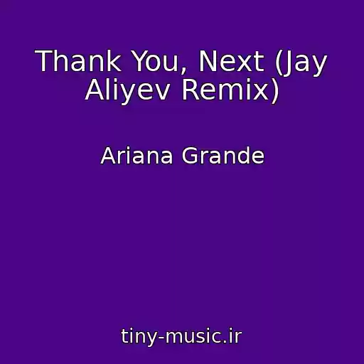 کاور آهنگ Thank You, Next (Jay Aliyev Remix) از Ariana Grande