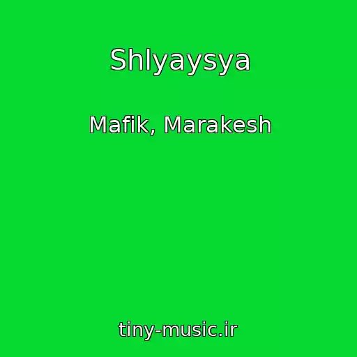 کاور آهنگ Shlyaysya از Mafik, Marakesh