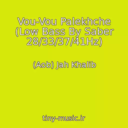 کاور آهنگ Vou-Vou Palekhche (Low Bass By Saber 28/33/37/41Hz) از (Aob) Jah Khalib