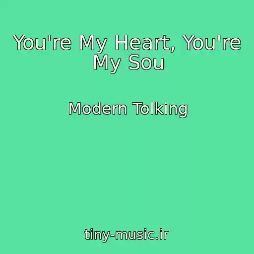 کاور آهنگ You're My Heart, You're My Sou از Modern Tolking