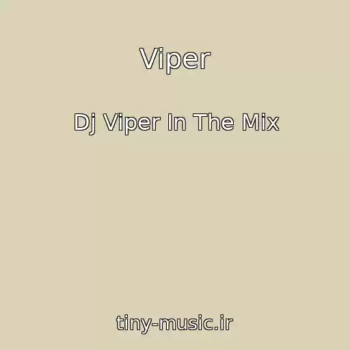 کاور آهنگ Viper از Dj Viper In The Mix