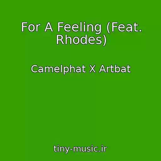 کاور آهنگ For A Feeling (Feat. Rhodes) از Camelphat X Artbat