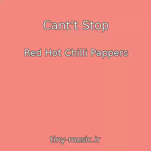 کاور آهنگ Cant't Stop از Red Hot Chilli Pappers