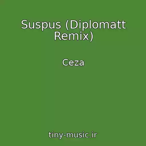 کاور آهنگ Suspus (Diplomatt Remix) از Ceza