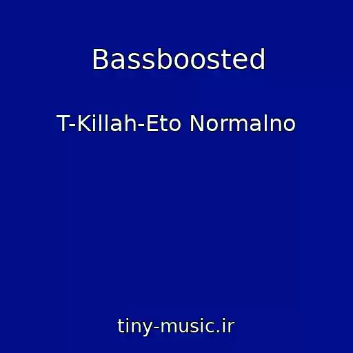 کاور آهنگ Bassboosted از T-Killah-Eto Normalno