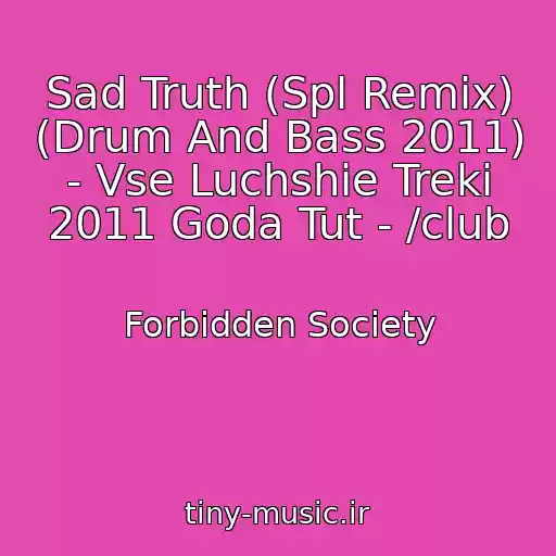 کاور آهنگ Sad Truth (Spl Remix) (Drum And Bass 2011) - Vse Luchshie Treki 2011 Goda Tut - /club از Forbidden Society