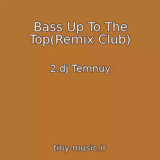 کاور آهنگ Bass Up To The Top(Remix Club) از 2.dj Temnuy