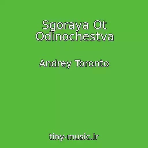 کاور آهنگ Sgoraya Ot Odinochestva از Andrey Toronto