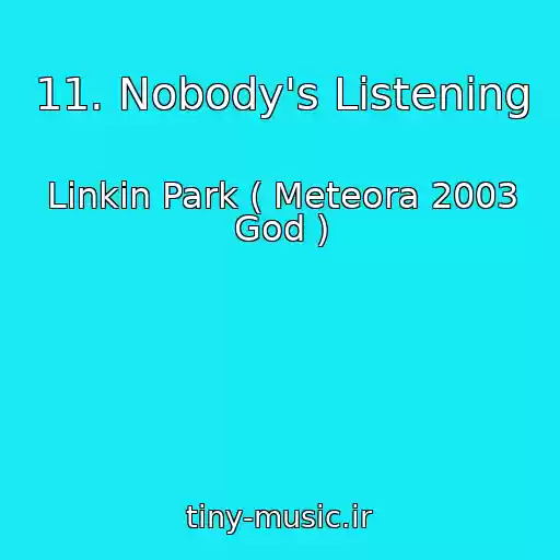 کاور آهنگ 11. Nobody's Listening از Linkin Park ( Meteora 2003 God )