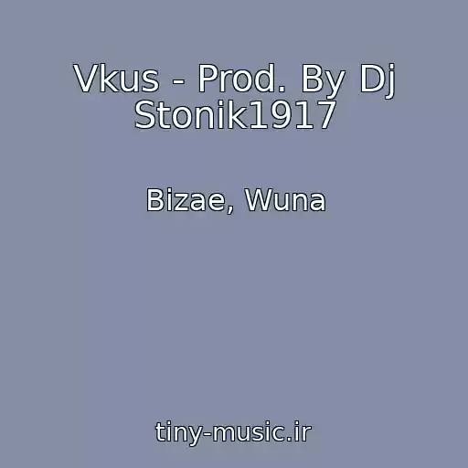 کاور آهنگ Vkus - Prod. By Dj Stonik1917 از Bizae, Wuna