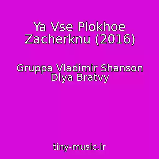 کاور آهنگ Ya Vse Plokhoe Zacherknu (2016) از Gruppa Vladimir Shanson Dlya Bratvy