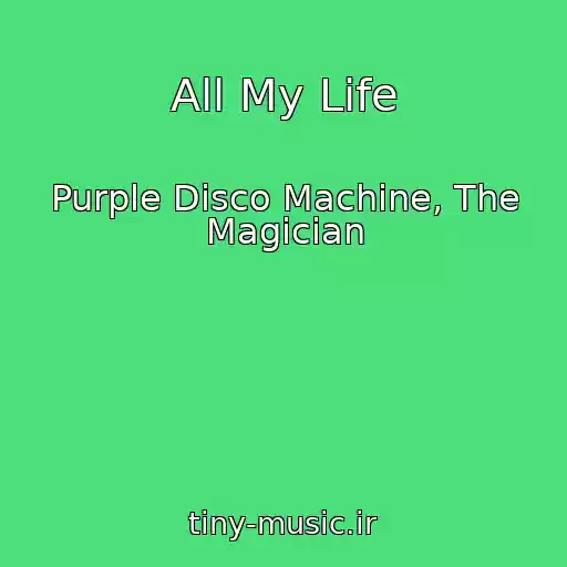 کاور آهنگ All My Life از Purple Disco Machine, The Magician