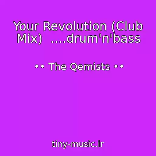 کاور آهنگ Your Revolution (Club Mix)  ....drum'n'bass از •• The Qemists ••