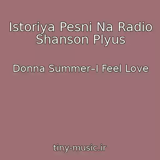 کاور آهنگ Istoriya Pesni Na Radio Shanson Plyus از Donna Summer–I Feel Love