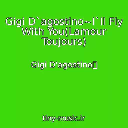 کاور آهنگ Gigi D`agostino~I`ll Fly With You(Lamour Toujours) از Gigi D'agostino㌀