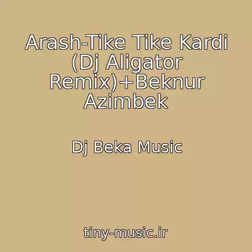 کاور آهنگ Arash-Tike Tike Kardi (Dj Aligator Remix)+Beknur Azimbek از Dj Beka Music