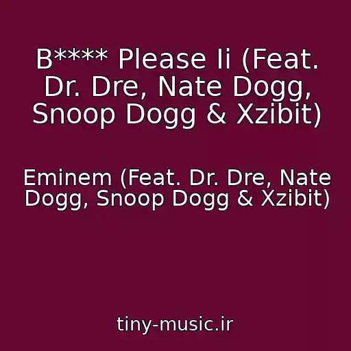 کاور آهنگ B**** Please Ii (Feat. Dr. Dre, Nate Dogg, Snoop Dogg & Xzibit) از Eminem (Feat. Dr. Dre, Nate Dogg, Snoop Dogg & Xzibit)