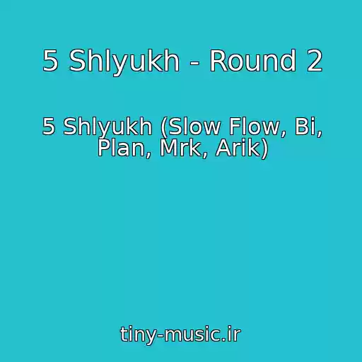 کاور آهنگ 5 Shlyukh - Round 2 از 5 Shlyukh (Slow Flow, Bi, Plan, Mrk, Arik)