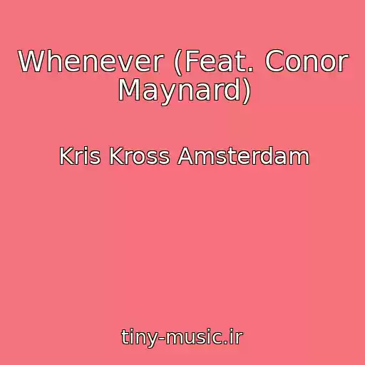 کاور آهنگ Whenever (Feat. Conor Maynard) از Kris Kross Amsterdam