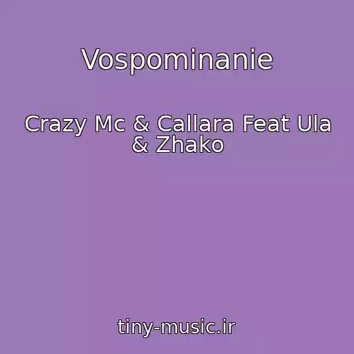 کاور آهنگ Vospominanie از Crazy Mc & Callara Feat Ula & Zhako