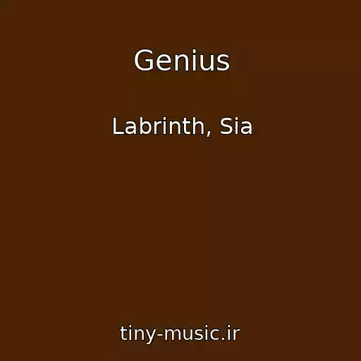 کاور آهنگ Genius از Labrinth, Sia