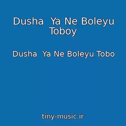 کاور آهنگ Dusha  Ya Ne Boleyu Toboy از Dusha  Ya Ne Boleyu Tobo