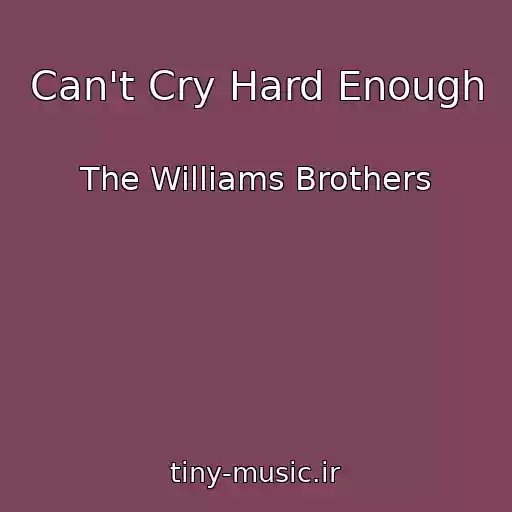 کاور آهنگ Can't Cry Hard Enough از The Williams Brothers