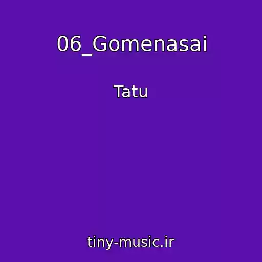 کاور آهنگ 06_Gomenasai از Tatu