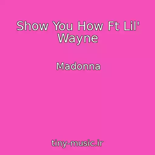 کاور آهنگ Show You How Ft Lil' Wayne از Madonna