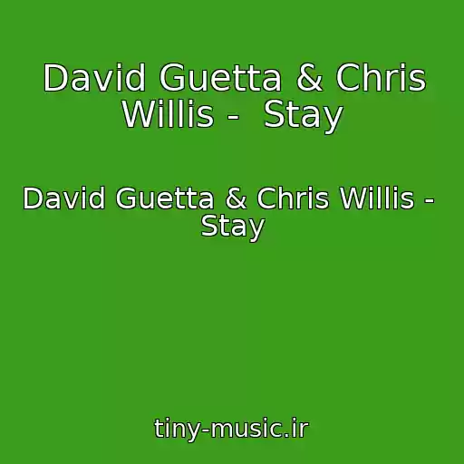کاور آهنگ David Guetta & Chris Willis -  Stay از David Guetta & Chris Willis -  Stay