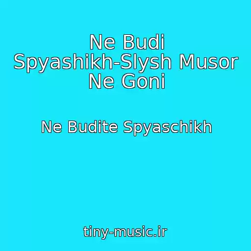 کاور آهنگ Ne Budi Spyashikh-Slysh Musor Ne Goni از Ne Budite Spyaschikh