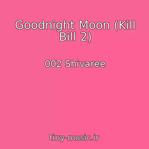 کاور آهنگ Goodnight Moon (Kill Bill 2) از 002 Shivaree