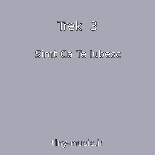 کاور آهنگ Trek  3 از Simt Ca Te Iubesc
