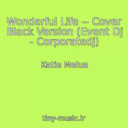 کاور آهنگ Wonderful Life -- Cover Black Version (Event Dj - Corporatedj) از Katie Melua