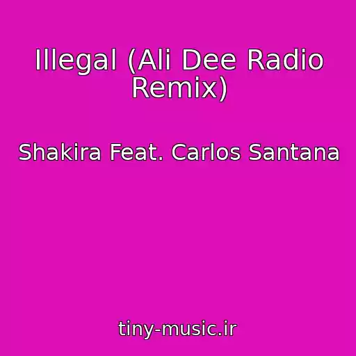 کاور آهنگ Illegal (Ali Dee Radio Remix) از Shakira Feat. Carlos Santana