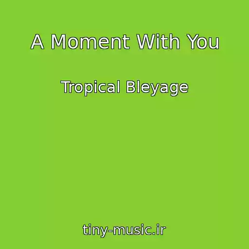کاور آهنگ A Moment With You از Tropical Bleyage