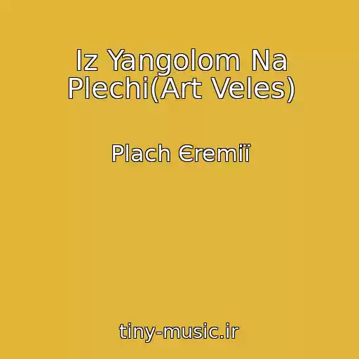 کاور آهنگ Іz Yangolom Na Plechі(Art Veles) از Plach Єremії