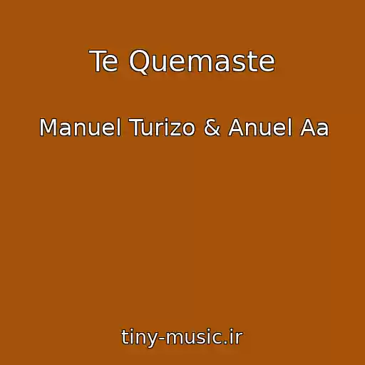 کاور آهنگ Te Quemaste از Manuel Turizo & Anuel Aa