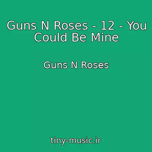 کاور آهنگ Guns N Roses - 12 - You Could Be Mine از Guns N Roses