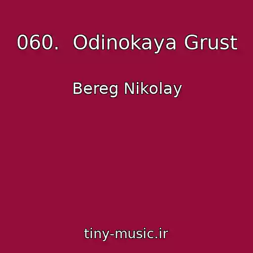کاور آهنگ 060.  Odinokaya Grust از Bereg Nikolay