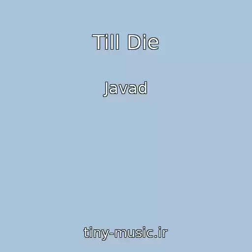 کاور آهنگ Till Die از Javad