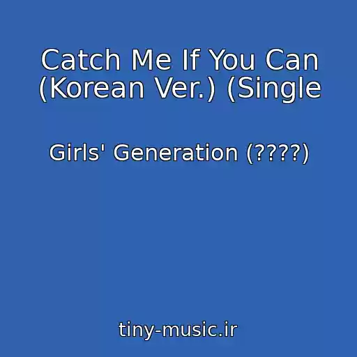 کاور آهنگ Catch Me If You Can (Korean Ver.) (Single از Girls' Generation (????)