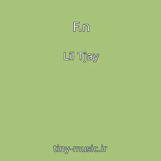 کاور آهنگ F.n از Lil Tjay