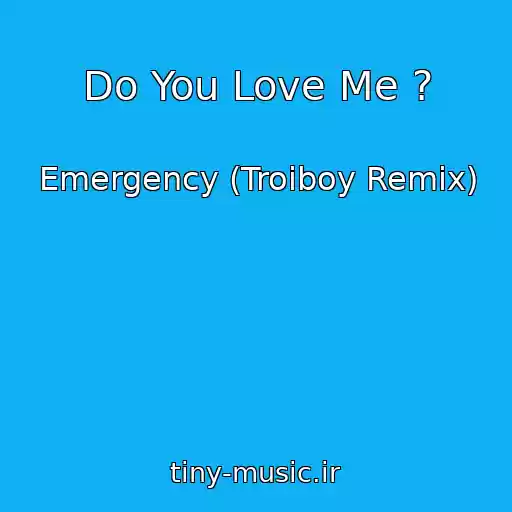 کاور آهنگ Do You Love Me ? از Emergency (Troiboy Remix)
