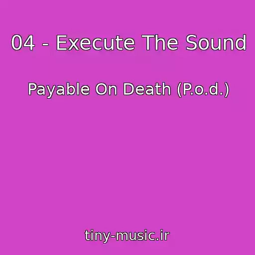 کاور آهنگ 04 - Execute The Sound از Payable On Death (P.o.d.)