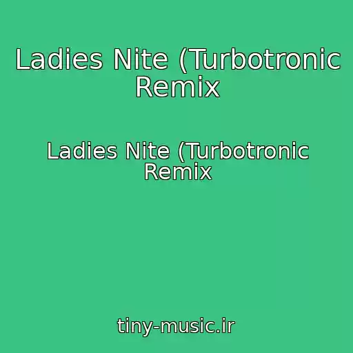 کاور آهنگ Ladies Nite (Turbotronic Remix از Ladies Nite (Turbotronic Remix