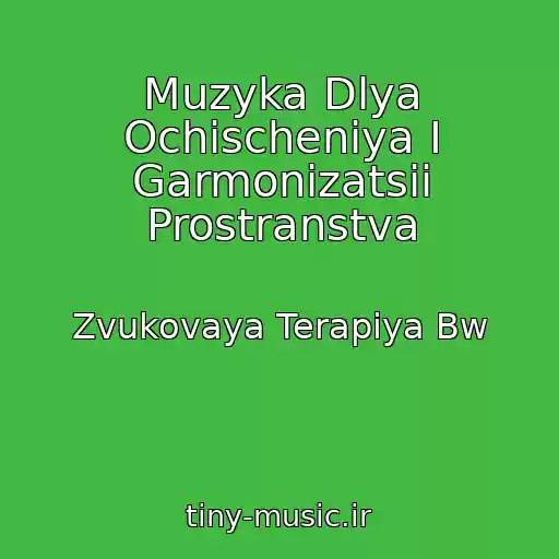 کاور آهنگ Muzyka Dlya Ochischeniya I Garmonizatsii Prostranstva از Zvukovaya Terapiya Bw